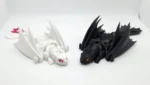 Подвижные фигурки драконов Ночная и Дневная фурия — 3D-игрушка, 3 варианта — изображение 7