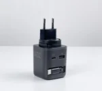 70W GaN  портативная Зарядка с Цифровым Дисплеем, Выдвижным Кабелем Type-C и Сменной Вилкой — изображение 5