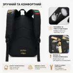 Рюкзак Harry Potter Hogwarts Smiggle школьный черный водоотталкивающий с большим отделением 20L — изображение 6