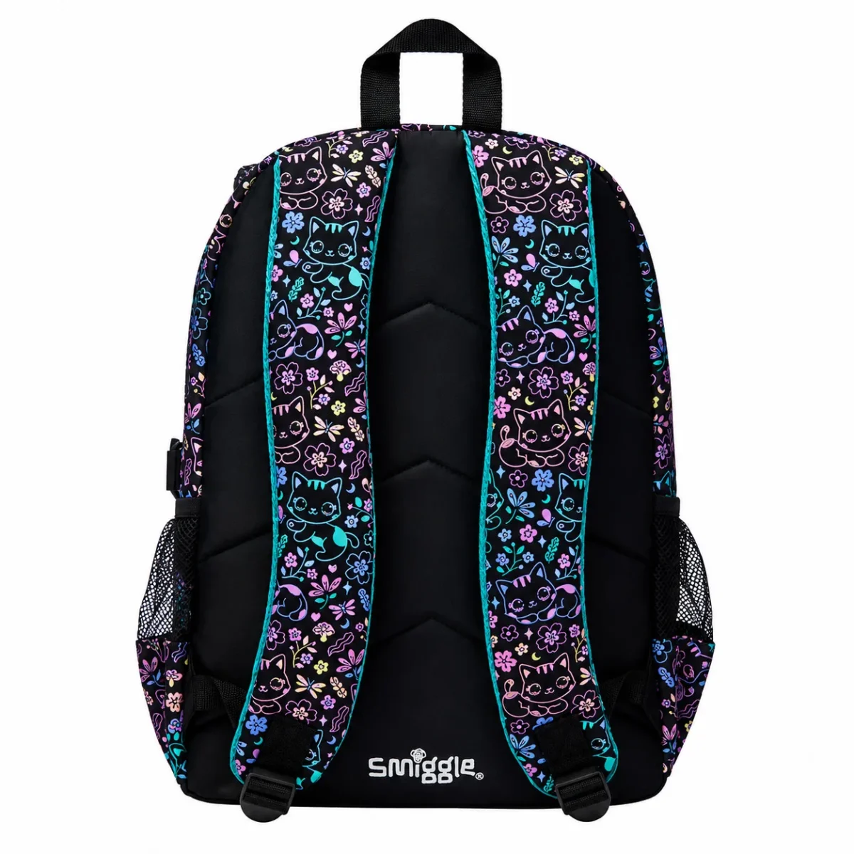 Рюкзак Smiggle Cat Backpack с ушками и принтом котиков — школьный рюкзак для девочек A4 20L — изображение 3