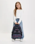 Рюкзак Smiggle Cat Backpack с ушками и принтом котиков — школьный рюкзак для девочек A4 20L — изображение 5