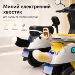 Интерактивный пушистый хвост на авто / мото / скутер с пультом ДУ и USB зарядкой — изображение 6