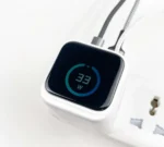 70W GaN  портативная Зарядка с Цифровым Дисплеем, Выдвижным Кабелем Type-C и Сменной Вилкой — изображение 11