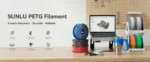 Филамент SUNLU PETG Bone White 1.75 мм 1 кг, костяной белый пластик без катушки  для 3D-принтера — изображение 2