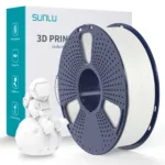 Филамент SUNLU PLA Matte White 1.75 мм 1 кг, матовый белый пластик для 3D-принтера