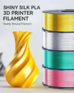 Филамент SUNLU PLA+ Silk Light Gold 1.75 мм 1 кг, шелковый светло-золотой пластик для 3D-принтера — изображение 8