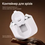 Профессиональная электрическая машинка для стрижки ногтей 3 в 1 с лупой 2,5×, LED-подсветкой, 3 скоростями и контейнером для срезов — изображение 9