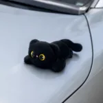 Мягкая игрушка-магнит на холодильник и автомобиль — панда, красная панда или чёрный кот — изображение 11