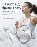 Беспроводные AI-наушники-переводчик KINYO A30 AI 2-в-1, вкладыши и клипсы, Bluetooth 5.4, — изображение 5