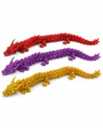 Большой подвижный 3D-дракон в драконьем яйце, 40 см, красный  Silk, подарок детям и взрослым — изображение 13