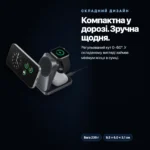 Складная зарядная станция Anker Prime A25N1 3-в-1 Qi2 25W AirCool MagSafe, комплект 45W — изображение 5