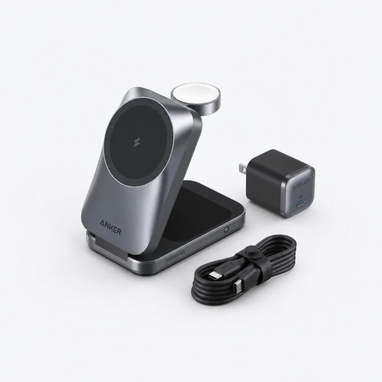 Складная зарядная станция Anker Prime A25N1 3-в-1 Qi2 25W
