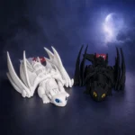 Подвижные фигурки драконов Ночная и Дневная фурия — 3D-игрушка, 3 варианта
