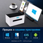 Термопринтер этикеток POS-9220 4″ USB, Bluetooth и Wi‑Fi, 203 dpi, со стойкой — изображение 4