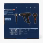 Профессиональный строительный фен QILI QR-323 2000 Вт, 60–650°C, LCD , 3 режима+6 touch , 2 насадки/термокожух — изображение 10