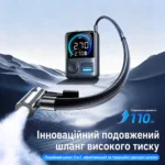 Портативный автомобильный компрессор CAFELE 180 PSI, 10500 мА·ч, 160 Вт, бесщеточный, 12 В, автостоп — изображение 7