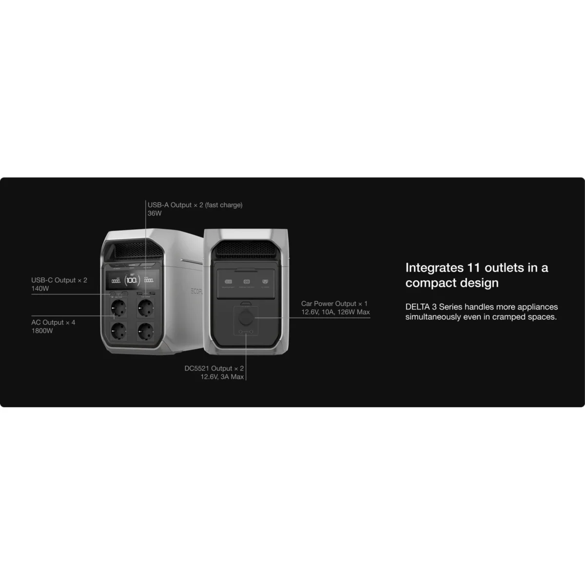EcoFlow DELTA 3 Plus EU — зарядная станция | под заказ — изображение 5
