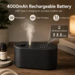Безводный аромадиффузор DN-867 для эфирных масел, 4000mAh, 4 режима, таймер, USB-C — изображение 6