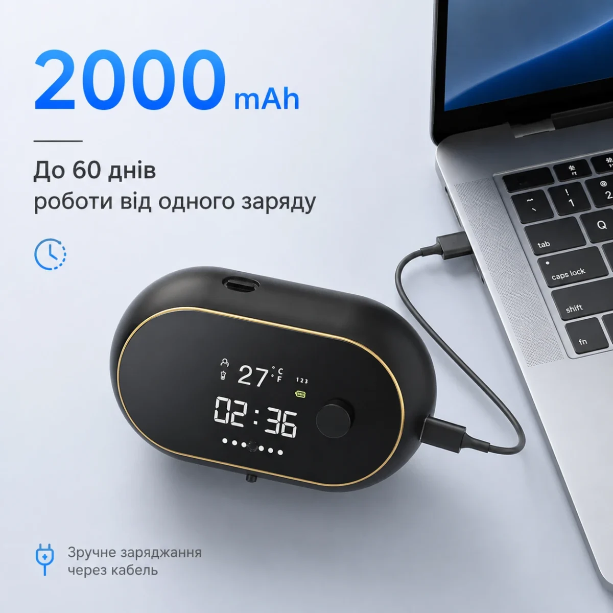 Автоматический сенсорный дозатор MYX-W2 для геля и жидкого мыла, 2000 мАч, Smart Display, IPX5 — изображение 5