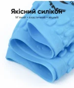 Силиконовая шапочка для плавания с увеличенной глубиной и рельефной поверхностью — изображение 8