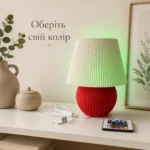Настольная 3D-лампа RGB с пультом, 16 цветов, тёплые оттенки, USB, красно-белая — изображение 9