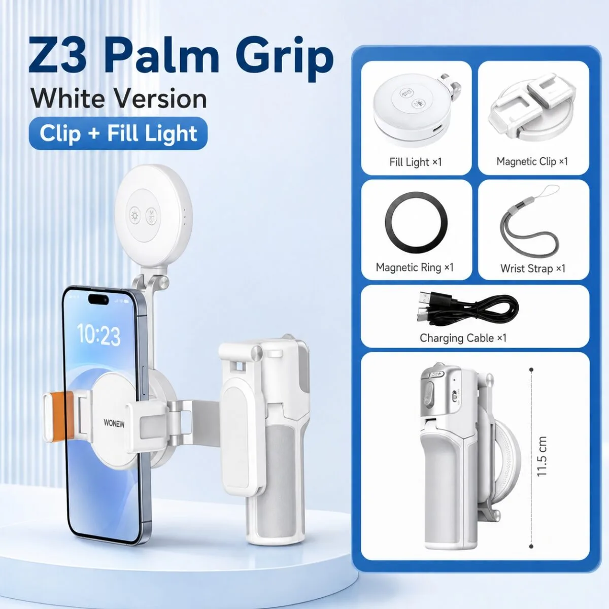 WONEW Z3 Palm Grip — магнитный штатив-селфи-палка для телефона, 8 вариантов — изображение 8