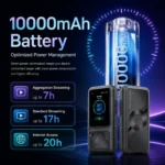 ZTE TOPFLOW MU5252 мобильный 5G-A роутер Wi‑Fi 7 с 3 SIM и AI-агрегацией сетей, 10000 мА·ч — изображение 7