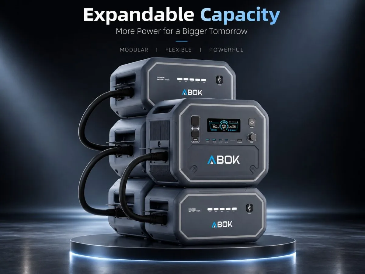 Зарядна станція ABOK Ark2800 2800Вт 2160Вт·год LiFePO4 ДБЖ, MPPT 1200Вт, Bluetooth — изображение 5