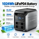 Портативная зарядная станция ALLPOWERS P1800 1800W 1024Wh LiFePO4, пик 3600W, Wi‑Fi/Bluetooth — изображение 4