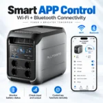 Портативная зарядная станция ALLPOWERS P1800 1800W 1024Wh LiFePO4, пик 3600W, Wi‑Fi/Bluetooth — изображение 7