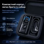 Автомобильный компрессор CAFELE CA32-3 10500 мА·ч, 150 PSI, 120–160 Вт, автостоп, Type-C — изображение 8