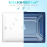 Противоударный чехол-накладка с подставкой для MacBook Pro 16″ A2141/A2485/A2780, PC+TPU — изображение 5