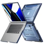 Противоударный чехол-накладка с подставкой для MacBook Pro 16″ A2141/A2485/A2780, PC+TPU — изображение 8