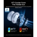 Беспроводная зарядка Anker Prime A25X7 3-в-1 Qi2 25W с экраном и охлаждением TEC — Anker Prime A25X7