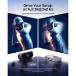 USB-C хаб Anker A210C 10-в-1 с экраном, HDMI, DisplayPort, 4K 144 Гц — display