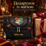 Детская термосумка для ланча Smiggle Hogwarts, 2 отделения, черная с плечевым ремнем — фото 7