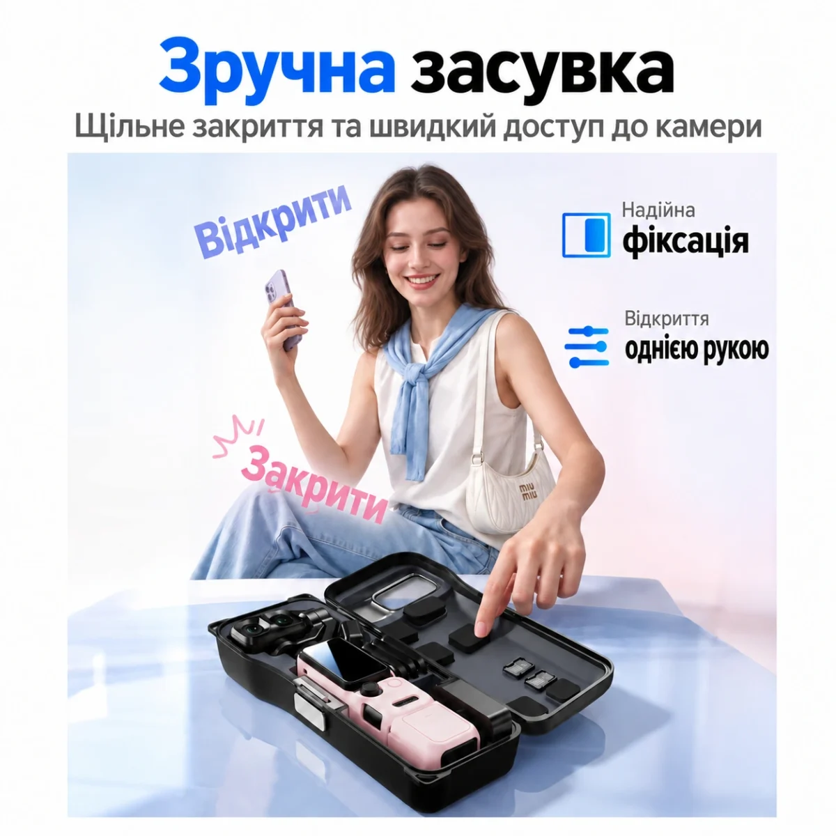 Кейс для DJI Osmo Pocket 4P — камера не входить до комплекту