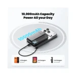 Магнитный Power Bank SHARGE ICEMAG 3 M3 10000 мАч, Qi2 25W, USB-C 35W, активное охлаждение — фото 4