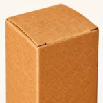 Коробка крафтовая складная 5 × 5 × 17 см для косметики и подарков, без печати — detail