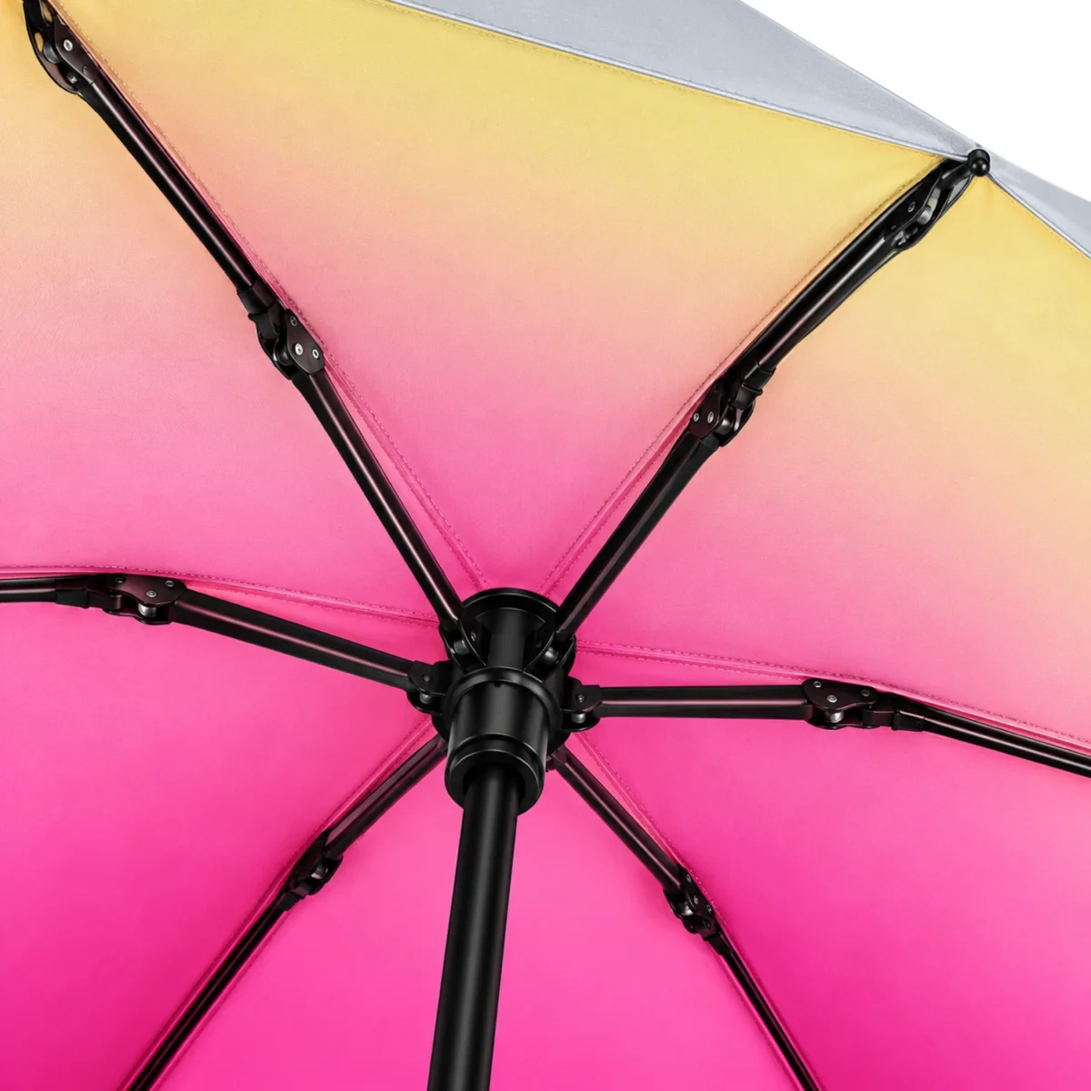 Magic Electric Umbrella 104-115 см | Автоматический зонт с электроприводом UPF50+/pink — Ткань и каркас