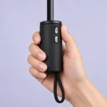 Magic Electric Umbrella 108 см | Автоматический зонт с электроприводом UPF50+ Фиолетовый цветочный 104 — Электрическое управление