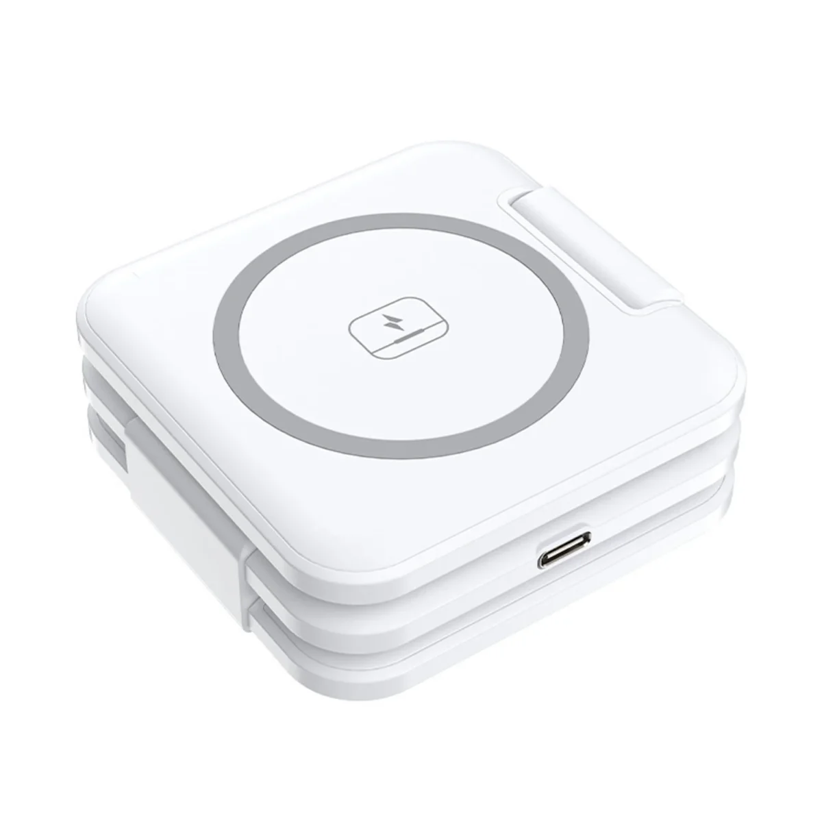 F182 — Сложенная белая зарядка, разъемUSB-C